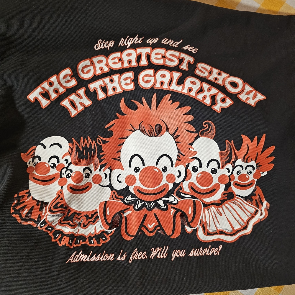 Black Super Yaki T-Shirt Killer Klowns